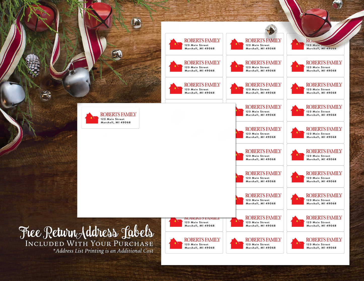 Funny Home Alone Christmas Photo Card – Personalized Family Card with Wet Bandits & Kevin – Printed with Envelopes & Custom Text