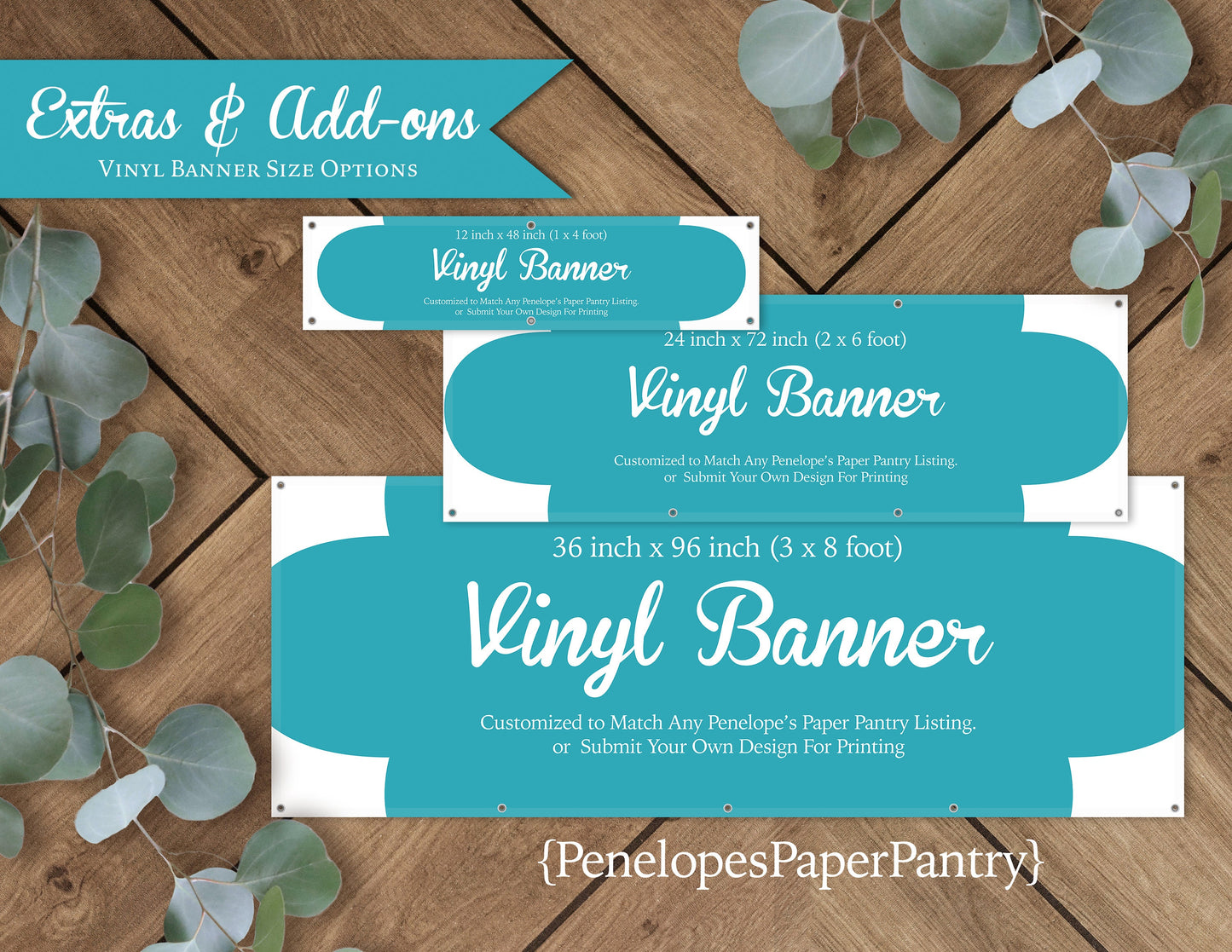 Bright Summer Florals Engagement Vinyl Banner with Grommets