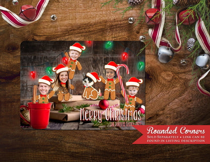 Gingerbread People Character Holiday Greeting Cards