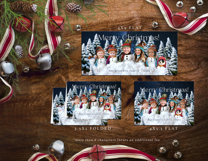 Snowman  Character Holiday Greeting Cards