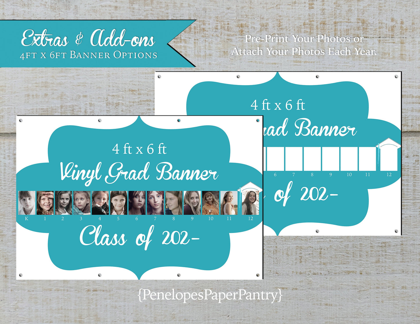 School Photo Picture Day K thru 12 Vinyl Banner