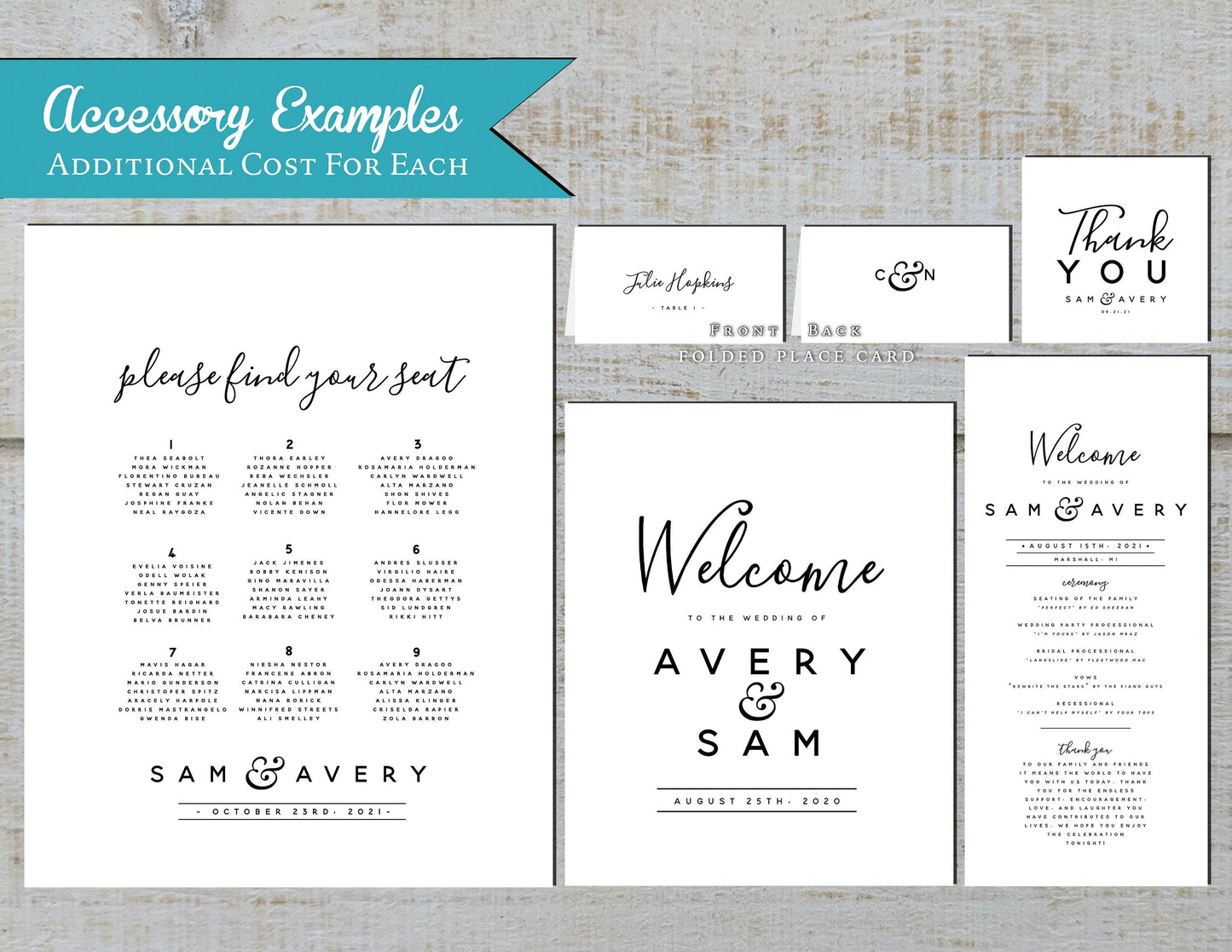 Frosted Engagement Photo Wedding Invitation, Set, or Suite