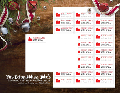 Funny Home Alone Christmas Photo Card – Personalized Family Card with Wet Bandits & Kevin – Printed with Envelopes & Custom Text