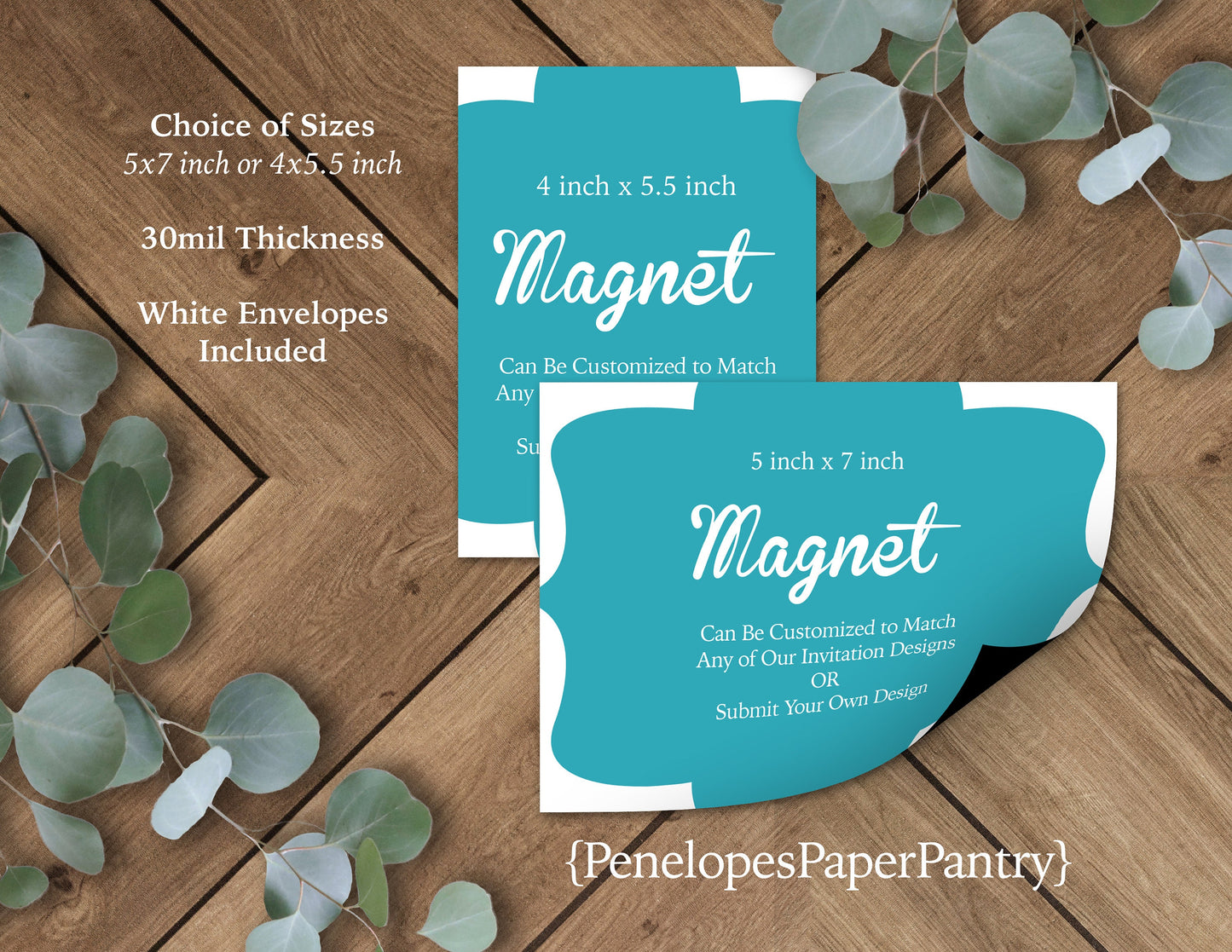 Magnet Save The Date Personalized Wedding Photo Design Calendar Keepsake Unique Refrigerator Printed Magnets Envelopes Included Thick Magnet