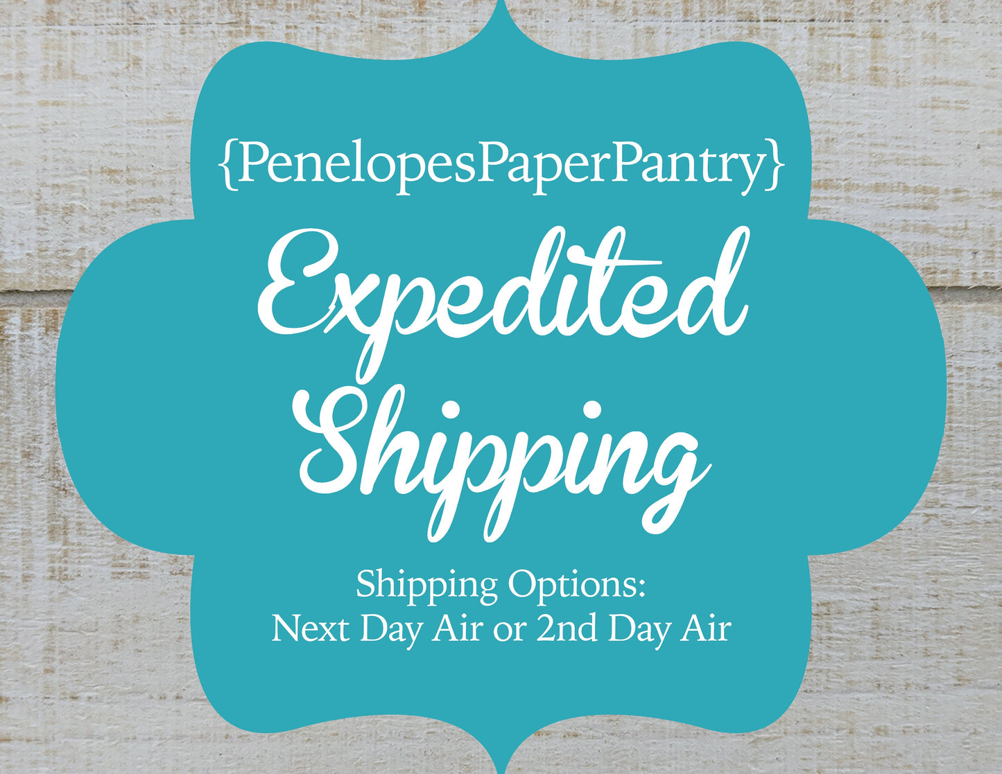 Upgrade to Expedited UPS Shipping Stationery Add-On