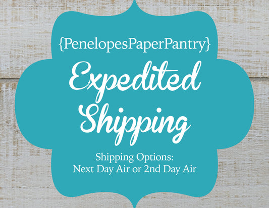 Upgrade to Expedited UPS Shipping Stationery Add-On