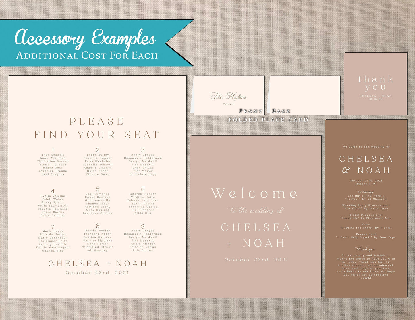 Neutral Hues with Beige, Ivory, and Tan Traditional Wedding Invitation, Sets, or Suite