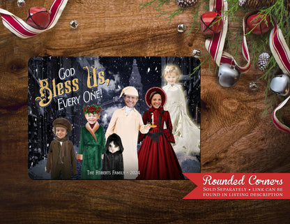 A Christmas Carol Movie Inspired  Character Holiday Greeting Cards