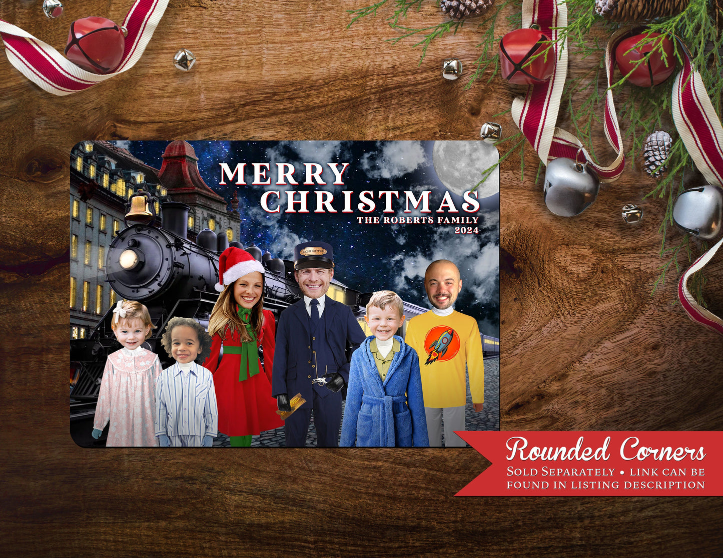 Polar Express Movie Inspired Character Holiday Greeting Cards