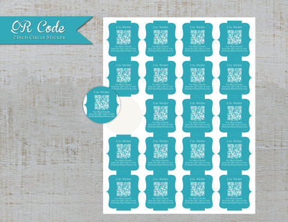 Made to Match QR Code Insert, Back Print, or Sticker Stationery Add-On