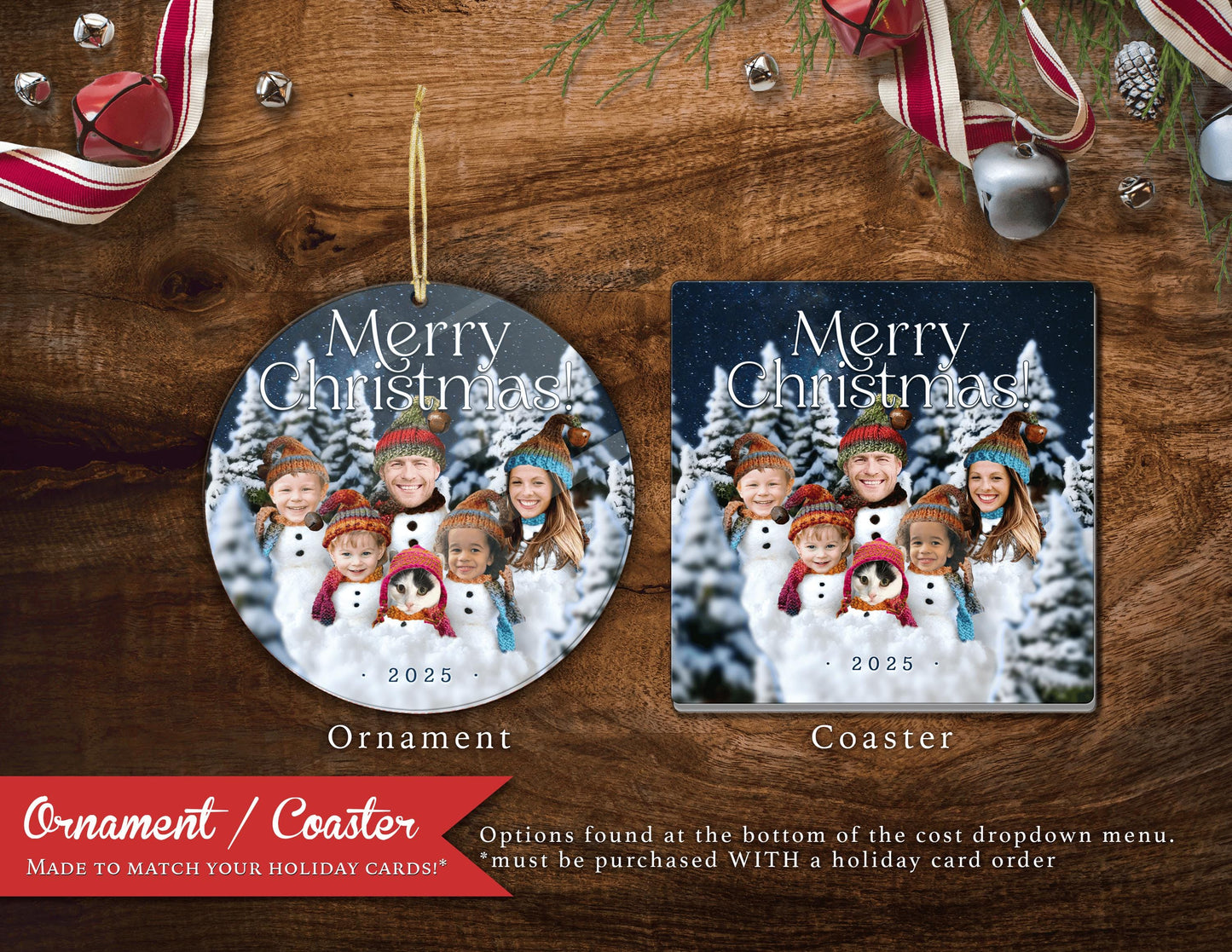 Funny Holiday Photo Card – Personalized Christmas Card by Penelope’s Paper Pantry – Free Shipping