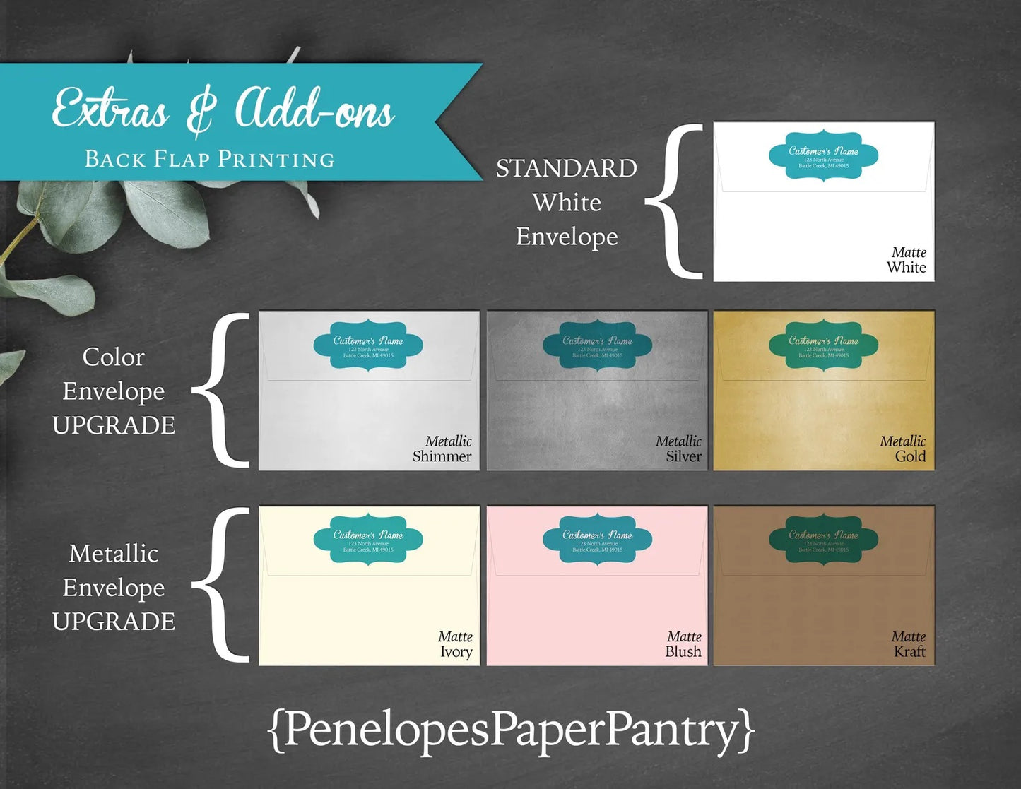 a blackboard with a bunch of different labels on it