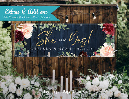 Engagement Vinyl Banner with Grommets