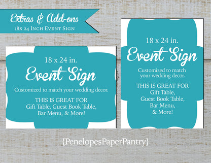 Made to Match Large Format Rolled Event Welcome Sign