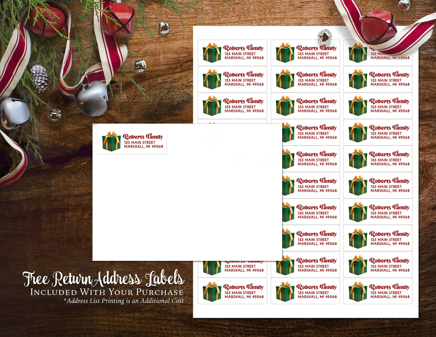 Funny Toy Store Christmas Family Photo Card | Personalized Classic Toys Holiday Card with Envelopes & Back Print