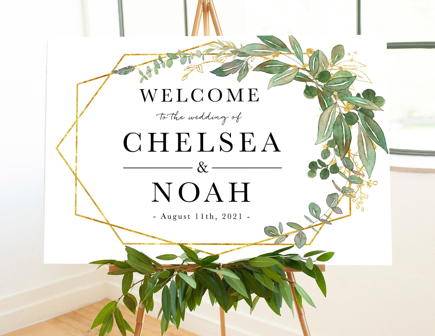 Made to Match Large Format Rolled Event Welcome Sign